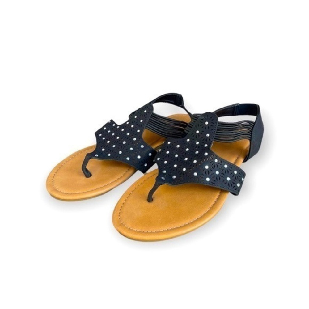 Cloudwalkers by Avenue Kimber Sandal
Women's Wide Fit Black Bedazzled 7W